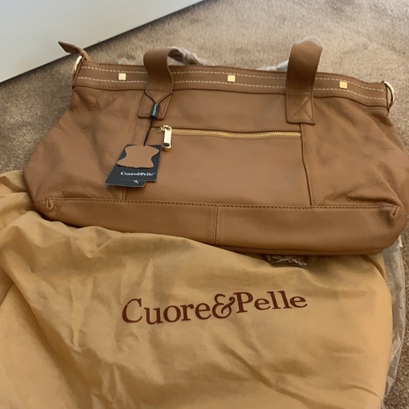 NWT Cuore & Pelle Leather bag - Picture 4 of 5